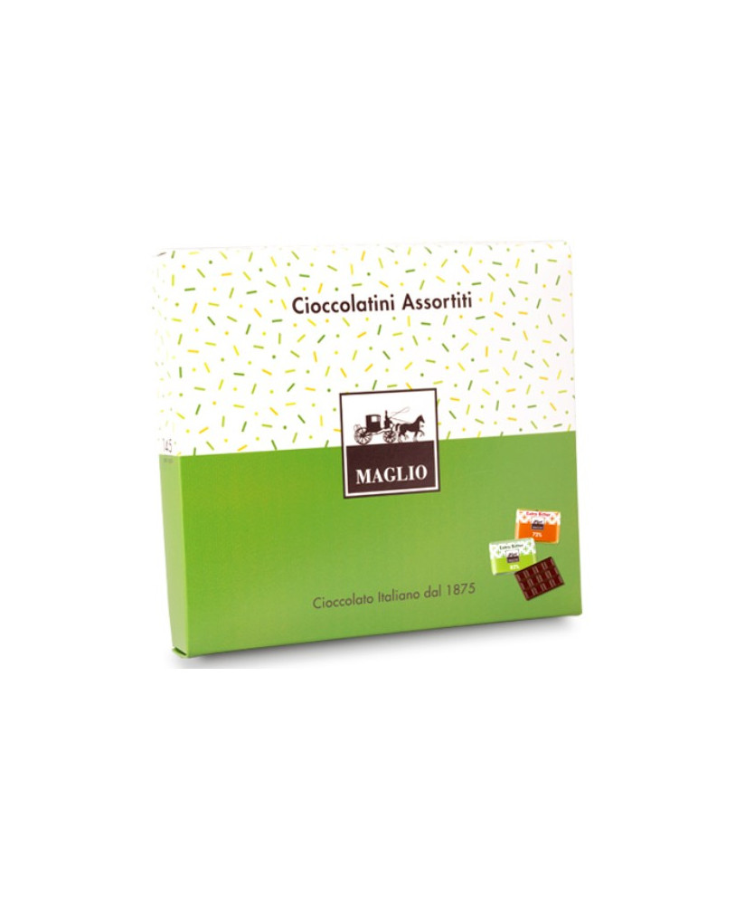 Online sales MAGLIO Assorted chocolates. Best price packs of handmade chocolates, hazelnut, almond, milk and dark chocolate Magl
