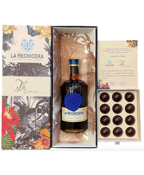 La Hechicera - T'a Milano - Confezione Rum e Cioccolato - 70cl