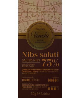 Venchi - Tavoletta Nibs Salati - 70g