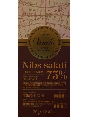 Venchi - Tavoletta Nibs Salati - 70g