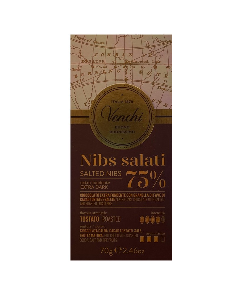 Venchi - Tavoletta Nibs Salati - 70g