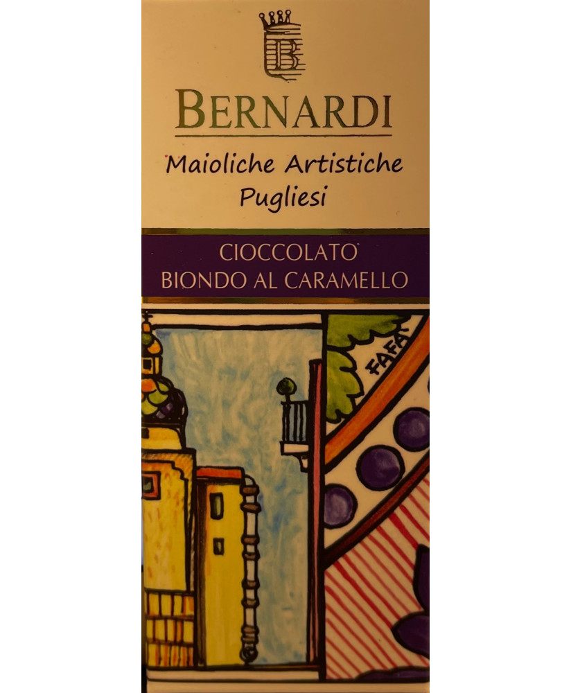 Bernardi - Tavoletta di Cioccolato Fondente 90% - Maioliche - 45g