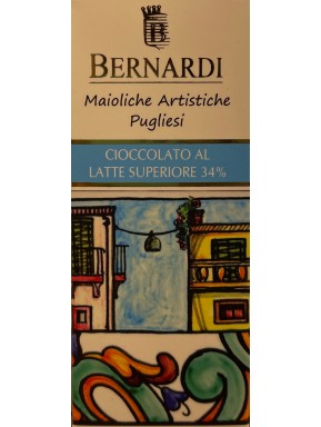 Bernardi - Tavoletta di Cioccolato Biondo al Caramello - Maioliche - 45g