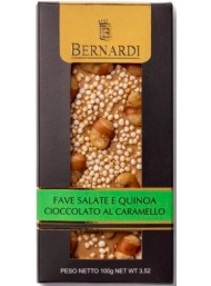Bernardi - Tavoletta Fave Salate e Quinoa - Cioccolato al Caramello - 100g
