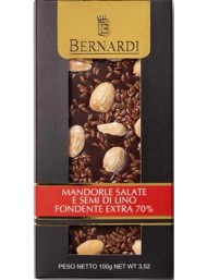 Bernardi - Salted Beans and Quinoa Bar - Caramel Chocolate - 100g