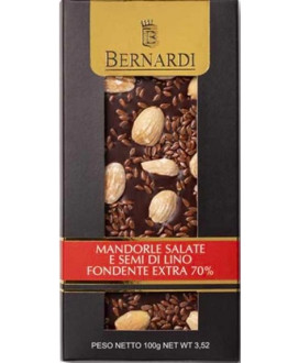 Bernardi - Salted Beans and Quinoa Bar - Caramel Chocolate - 100g