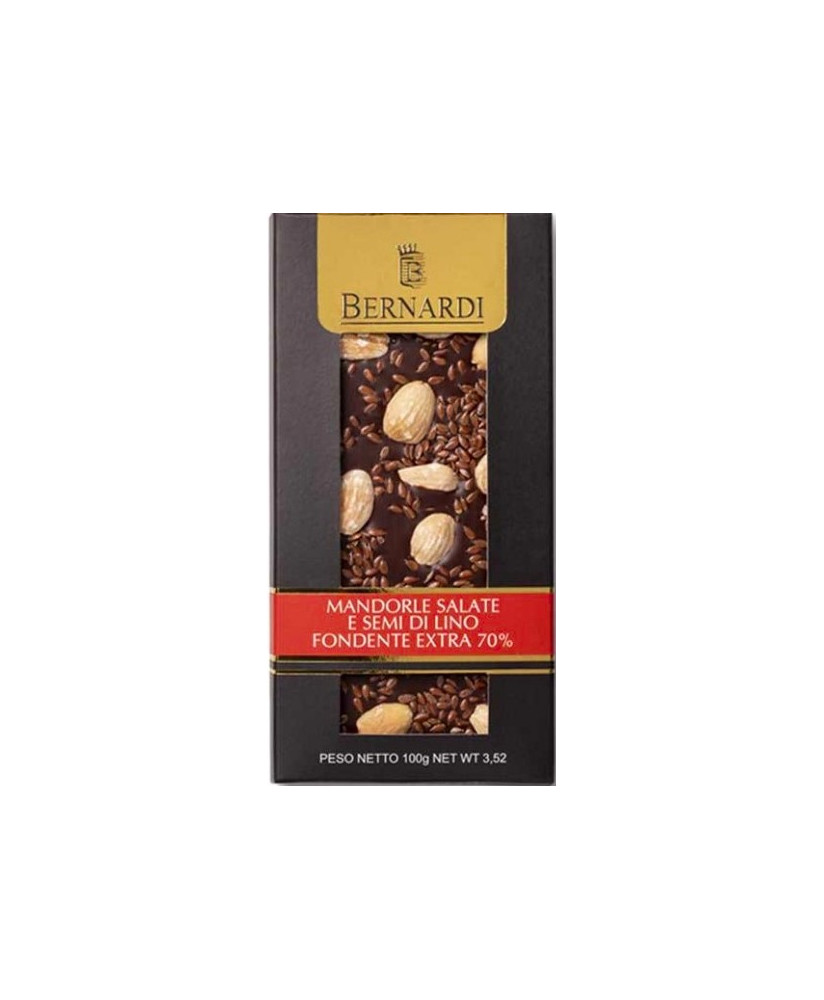 Bernardi - Tavoletta Fave Salate e Quinoa - Cioccolato al Caramello - 100g