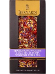 Bernardi - Salted almonds and linseeds Bar - Dark Chocolate - 100g