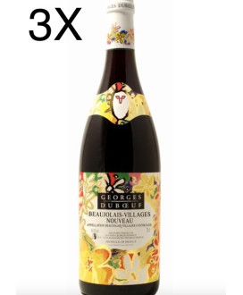 (3 BOTTLES) Georges Duboeuf - Beaujolais - Villages Nouveau 2019 - 75cl