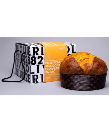 Olivieri - Apricot and Salted Caramel Panettone - 750g