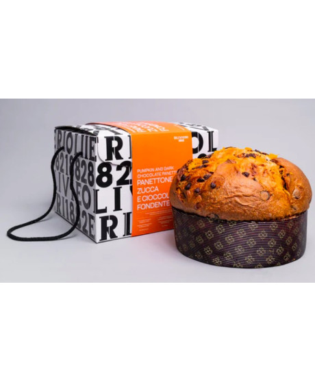 Olivieri - Panettone Zucca e Cioccolato Fondente - 750g Olivieri - Panettone Zucca e Cioccolato Fondente - 750g