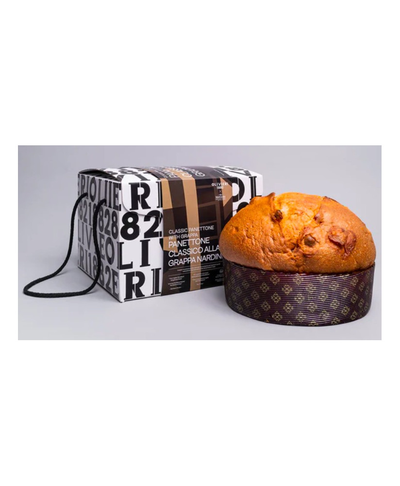 Olivieri - Panettone Classico alla Grappa Nardini - 1000g