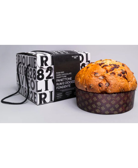 Olivieri - Panettone al Rum e Cioccolato Fondente - 830g