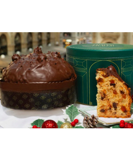 Carlo Cracco - Super Panettone Pistacchio e Cioccolato - Scatola di Latta - 1000g