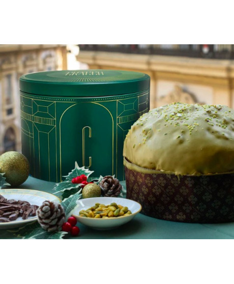 Carlo Cracco - Super Panettone Pistachio and candied fruits - 1000g