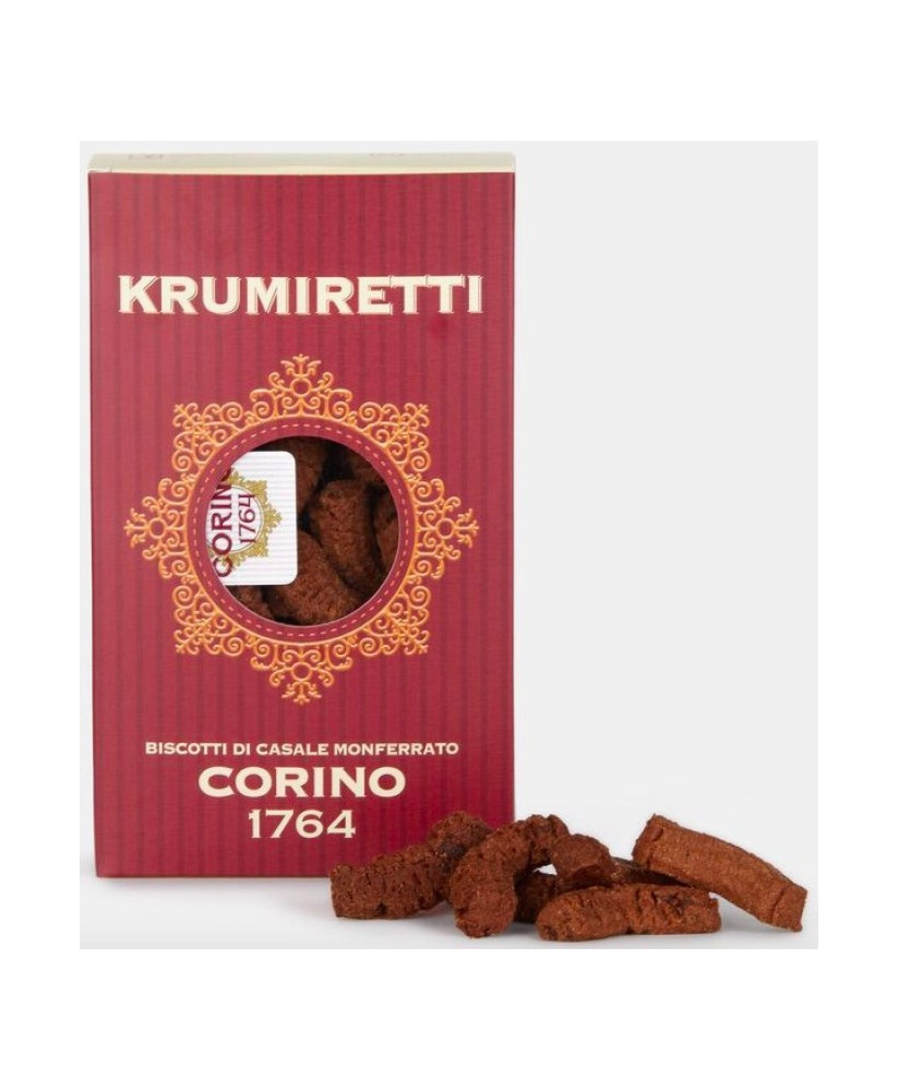 Krumiri Corino - Krumiretti dolci alla nocciola del Monferrato - 200g
