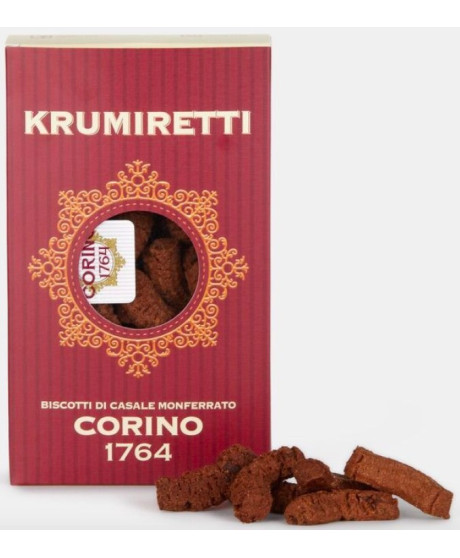 Krumiri Corino - Krumiretti dolci alla nocciola del Monferrato - 200g Krumiri Corino - Krumiretti dolci alla nocciola del Monferrato - 200g