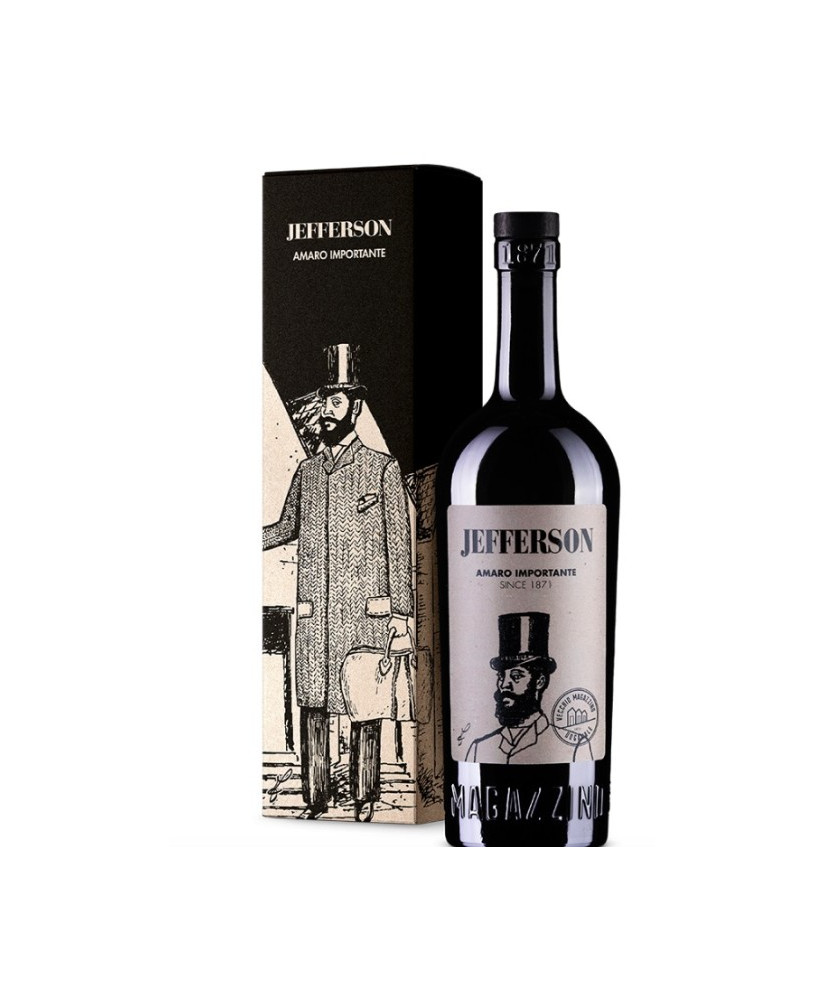 Vecchio Magazzino Doganale - Jefferson - Amaro Importante 1871 - Gift Pack with Glasses "Equilibrio" - Tailor Made - 70cl