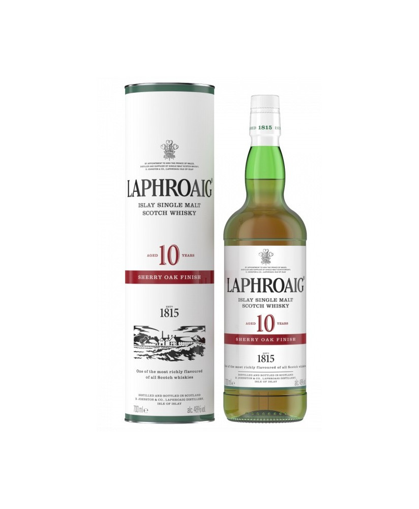 Laphroaig - 10 Years Old - Sherry Oak Finish - Whisky - 70cl