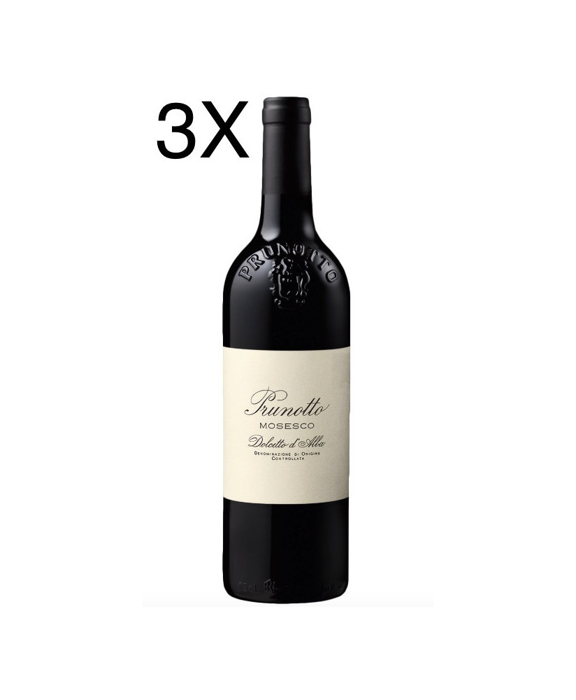 (3 BOTTLES) Prunotto - Dolcetto d'Alba Mosesco 2021 - DOC - 75cl