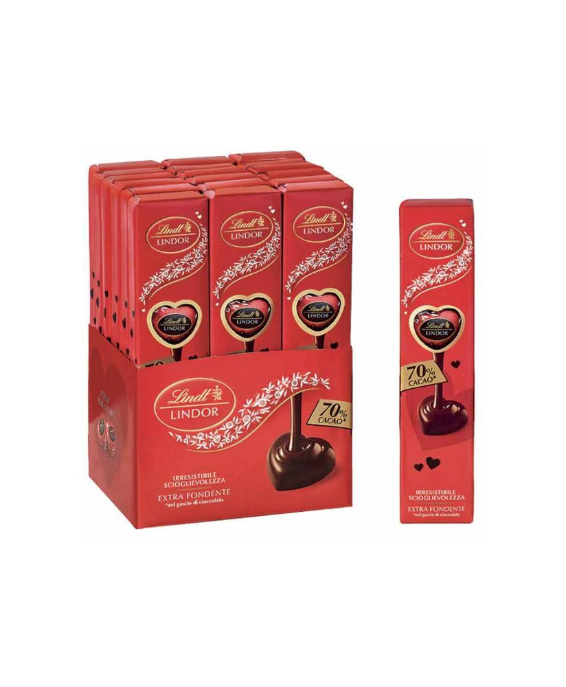 Lindt - Lindor Dark Chocolate 70% Heart Box - 96g