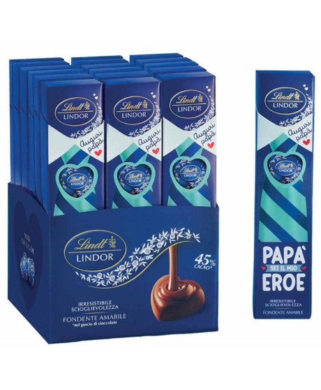 Lindt - Tubetto Lindor Cuore Fondente - 69g