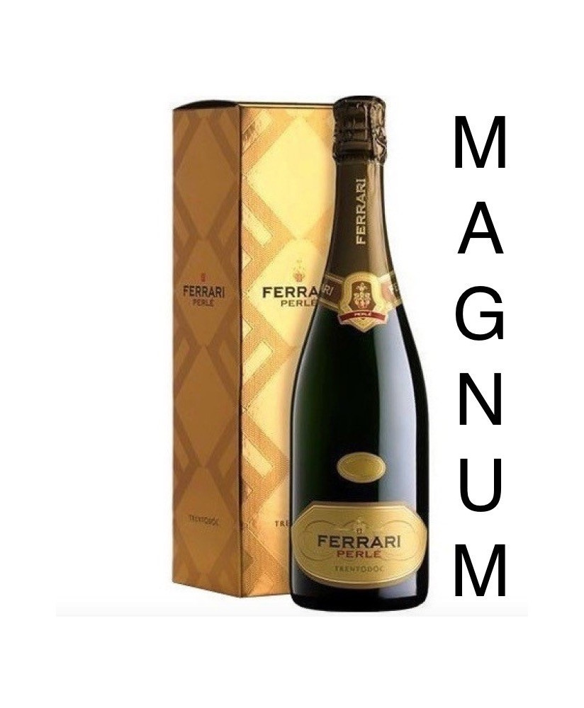 Ferrari Trento Doc Perlè Magnum. Shop online italian quality sparkling white wine Ferrari wines sales