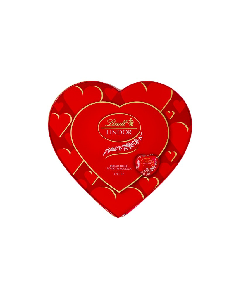 Vendita online Scatola a forma di Cuore Lindt regalo San Valentino cioccolatini Lindor. Shop confezioni Lindt 14 Febbraio