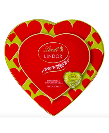 Lindt - Lindor Pistacchio -  Cuore Cartoncino - 82g