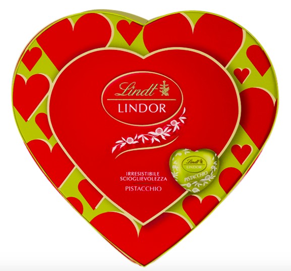 Scatola Lindor al pistacchio San Valentino vendita online