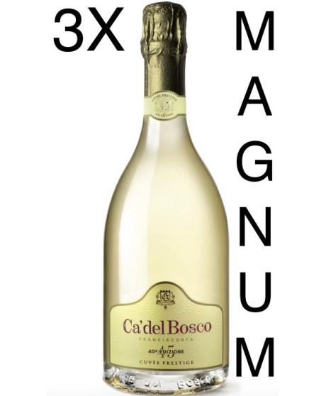 (3 BOTTIGLIE) Ca' del Bosco - Cuvee Prestige - Magnum - Franciacorta - 46ª Edizione - 150cl