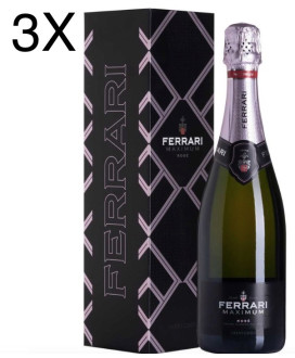 Vendita online Ferrari Maximum Rose'. Shop on line Ferrari Maximum Rosé Trento Doc, vino rosato frizzante