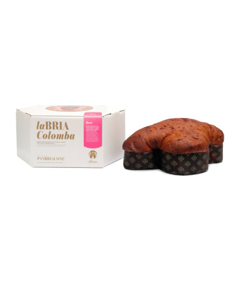 Bonci - Bria Colomba Rosae - Cioccolato bianco, fragole e bagna al Rosolio di Rosa - 950g