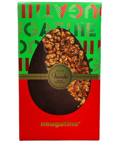 Venchi - Nougatine egg - Dark Chocolate with Caramelized Hazelnuts - 570g