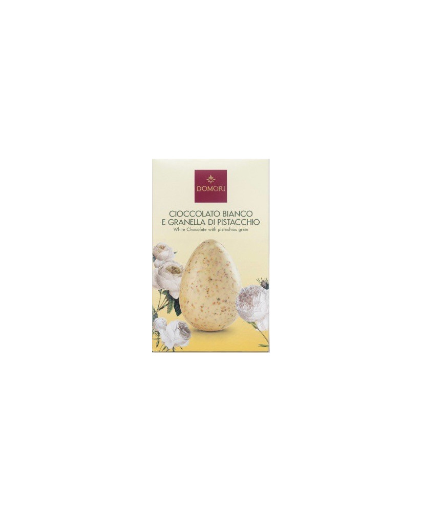 Domori - Uovo di Cioccolato Bianco e Pistacchi - 200g