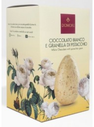 Domori - Uovo di Cioccolato Bianco e Pistacchi - 200g