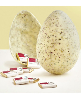 Domori - Uovo di Cioccolato Bianco e Pistacchi - 200g