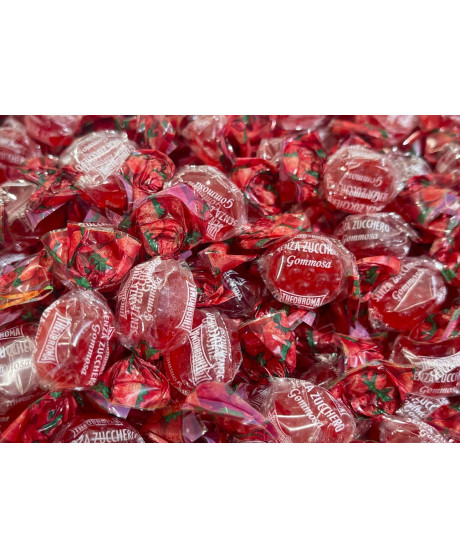 Theobroma - Strawberry Gummy Candies - Sugar-free - 250g