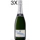 (3 BOTTLES) De Venoge - Cordon Bleu Brut - Champagne - 75cl