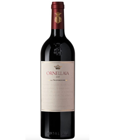 Ornellaia - Ornellaia 2020 - Limited edition "La Proporzione" Joseph Kosuth - 75cl