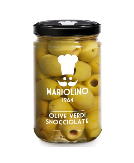 Mariolino - Olive verdi Snocciolate - 290g