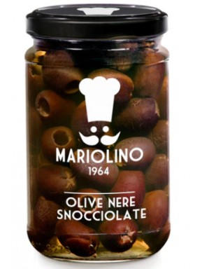 Mariolino - Olive nere Snocciolate - 290g