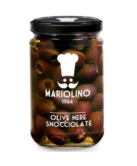 Mariolino - Black Olives Pitted - 290g