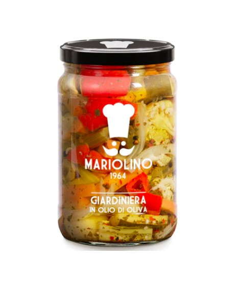 Mariolino - Giardiniera of Vegetables in Olive Oil - 300g