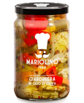 Mariolino - Giardiniera of Vegetables in Olive Oil - 300g