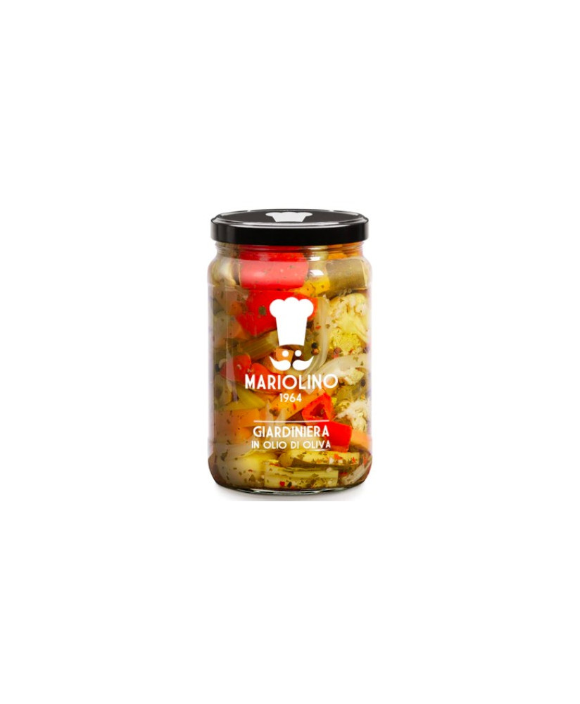 Mariolino - Giardiniera of Vegetables in Olive Oil - 300g