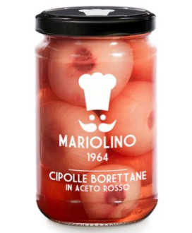 Mariolino - Cipolline Borettane in aceto Rosso  - 290g