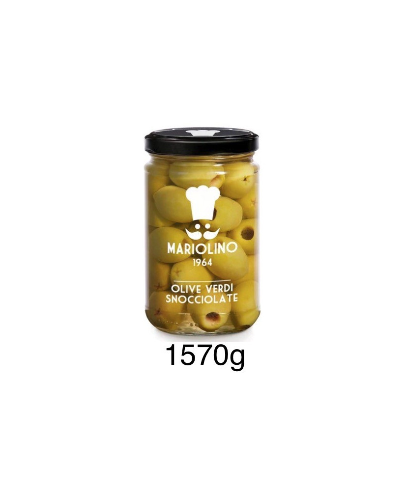 Mariolino - Olive verdi snocciolate - 290g