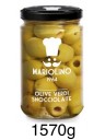 Mariolino - I GRANDI - Olive verdi Snocciolate - 1570g