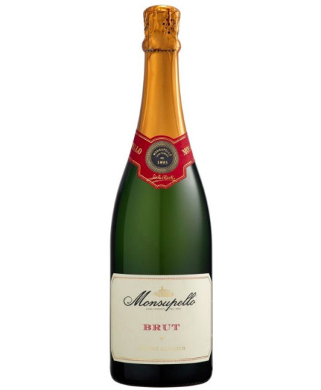Monsupello - Brut - Pinot Nero - Metodo Classico VSQ - 75cl Monsupello - Brut - Pinot Nero - Metodo Classico VSQ - 75cl
